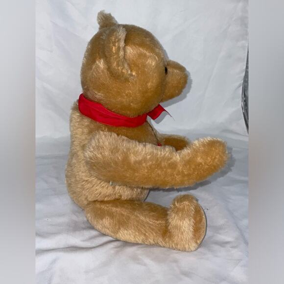 VTG EUC ORIGINAL HERMANN TEDDY BEAR WOOL COTTON JOINTED LIMBS MADE IN W GERMANY - Picture 5 of 13